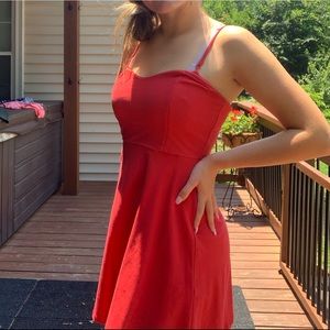 Red forever 21 dress
